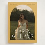 "In Vogue" - Graduation Announcements in Sunshine by Robert and Stella - Front