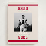 "Team Grad" - Graduation Announcements in Cherry by Louise Kay - Front