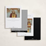 "Understated" - Graduation Announcements in Mortarboard by Owl and Toad - Back of Card Options