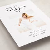 "Minimal Flourish" - Graduation Announcements in Noir by AK Graphics - Detail