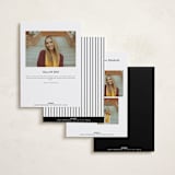 "Maple" - Graduation Announcements in Tuxedo by Annie Shapiro - Back of Card Options