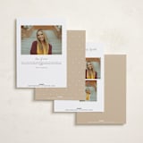 "horchata" - Graduation Announcements in Porcelain by chocomocacino - Back of Card Options
