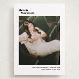 "Vinyl" - Graduation Announcements in Espresso by Megan Davis - Front