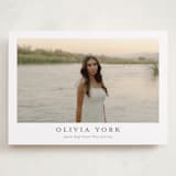 "archive" - Graduation Announcements in Snow by Sarah Curry - Front