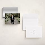 "Grad in Overlay" - Graduation Announcements in Eggshell by Carolyn MacLaren - Assembled