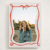 "Make me happy" - Graduation Announcements in Berry by Pati Cascino - Front