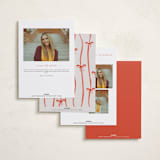 "Make me happy" - Graduation Announcements in Berry by Pati Cascino - Back of Card Options