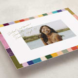 "Colorful Scallop" - Graduation Announcements in Olive by Sierra Lee - Detail