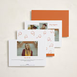 "The Edge" - Graduation Announcements in Mango by Gwen Bedat - Back of Card Options
