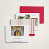 "Decorative Frame" - Graduation Announcements in Crimson by Baumbirdy - Back of Card Options