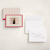"Decorative Frame" - Graduation Announcements in Crimson by Baumbirdy - Assembled