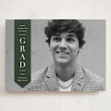 "Classic Sash" - Graduation Announcements in Pine by Lauren Chism - Front
