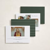 "Classic Sash" - Graduation Announcements in Pine by Lauren Chism - Back of Card Options