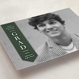 "Classic Sash" - Graduation Announcements in Pine by Lauren Chism - Detail