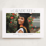 "Newsprint" - Graduation Announcements in Snow by Nicoletta Savod - Front