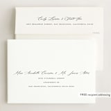 "portrait script" - Graduation Announcements in Onyx by Sarah Curry - FREE Recipient Addressing