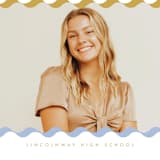 "wavy frame" - Graduation Announcements in Aqua by Baumbirdy - Detail