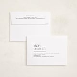 "Geo Duo" - Graduation Announcements in Snow by Pixel and Hank - FREE Recipient Addressing
