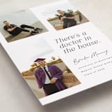 "Doctor in the House" - Graduation Announcements in Domino by Corinne Malesic - Detail