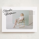 "Jot" - Graduation Announcements in Snow by Pixel and Hank - Front