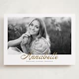 "vintage script" - Graduation Announcements in Golden by Maja Cunningham - Front