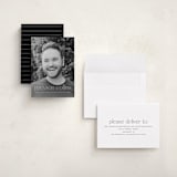"Understated" - Graduation Announcements in Salt by Ekko Studio - Assembled