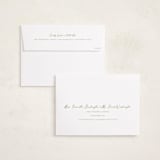 "Graduate Script" - Graduation Announcements in Snow by Sarah Curry - FREE Recipient Addressing
