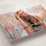 "Signature Grad" - Graduation Announcements in Linen by Erica Krystek - Detail