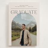 "Vision" - Graduation Announcements in Ivory by Pixel and Hank - Front