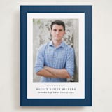 "Linen frame" - Graduation Announcements in Jeans by Lea Delaveris - Front