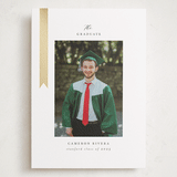 "Epilogue" - Graduation Announcements in Noir by Jackie Crawford - Front
