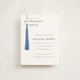 "Tassled" - Graduation Insert Cards in Cobalt by Ashlee Townsend - Front