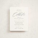 "Timeless Classic" - Graduation Insert Cards in Noir by Brandy Folse - Front