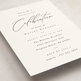 "Timeless Classic" - Graduation Insert Cards in Noir by Brandy Folse - Detail