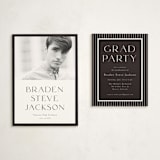 "Classy Graduate" - Graduation Insert Cards in Salt by Stephanie Hawkes - With Invitation