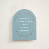 "Circlet" - Graduation Insert Cards in Powder by Ellis - Front