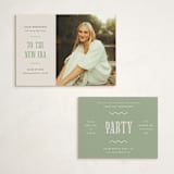 "New Era" - Graduation Insert Cards in Sea glass by Cindy Reynolds - With Invitation