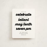 "name" - Graduation Insert Cards in Cloud by Lori Wemple - Front