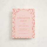 "Pink Graduation Announcement" - Graduation Insert Cards in Petal by Aubrey Fairchild - Front