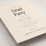 "Persistence" - Graduation Insert Cards in Cream by Nazia Hyder - Detail