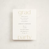"chic five" - Graduation Insert Cards in Marigold by Carolyn Nicks - Front