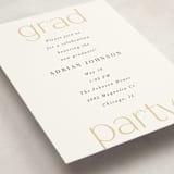 "chic five" - Graduation Insert Cards in Marigold by Carolyn Nicks - Detail