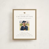 "serif" - Graduation Insert Cards in Snow by Sarah Curry - Front