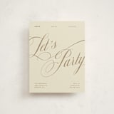 "Amelia Jude" - Graduation Insert Cards in Buttercream by Jen Ramsey - Front