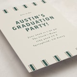 "Varsity Frame" - Graduation Insert Cards in Evergreen by Angela Garrick - Detail