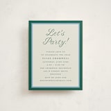 "Duo Colors" - Graduation Insert Cards in Forest by Pati Cascino - Front