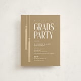 "The Grads" - Graduation Insert Cards in Parchment by Paola Benenati - Front