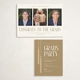 "The Grads" - Graduation Insert Cards in Parchment by Paola Benenati - With Invitation