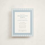 "Seersucker" - Graduation Insert Cards in Sky by Shirley Lin Schneider - Front