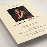 "Teather" - Graduation Insert Cards in Champagne by Pati Cascino - Detail